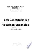 Las constituciones históricas españolas