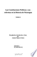 Las constituciones políticas y sus reformas en la historia de Nicaragua