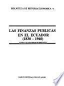 Las finanzas públicas en el Ecuador