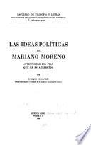 Las ideas políticas de Mariano Moreno