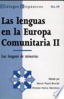 Las lenguas en la Europa Comunitaria II