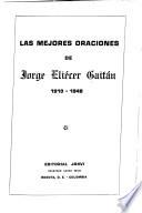 Las mejores oraciones de Jorge Eliécer Gaitán, 1919-1948