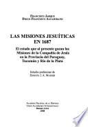 Las misiones jesuíticas en 1687