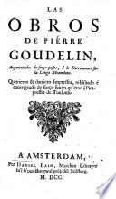 LAS OBROS DE PIÉRRE GOUDELIN