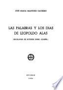 Las palabras y los días de Leopoldo Alas