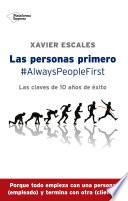 Libro Las personas primero