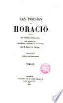 Las Poesías de Horacio traducidas en versos castellanos