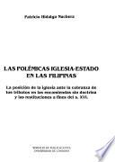 Las polémicas iglesia-estado en las Filipinas