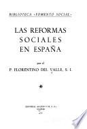 Las reformas sociales en España