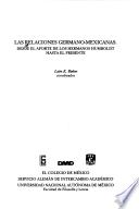 Las relaciones germano-mexicanas