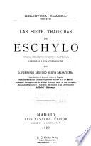 Las siete tragedias de Eschylo
