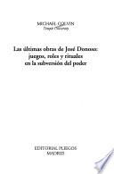 Las últimas obras de José Donoso