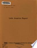 Latin America Report
