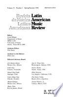 Latin American Music Review