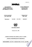 Latin American Population Abstracts