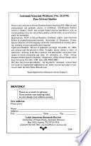 Latin American Research Review
