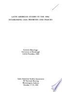 Latin American Studies in the 1980s