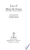 Lays of Marie de France and Other French Legends