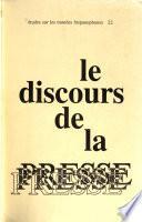 Le discours de la presse