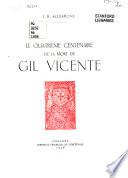 Le quatrième centenaire de la mort de Gil Vicente