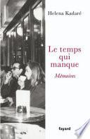 Le temps qui manque
