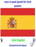 Learn to Speak Spanish for Tamil Speakers