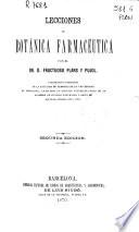 Lecciones de botánica farmaceutica