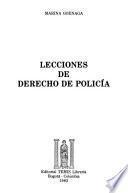 Lecciones de derecho de policía