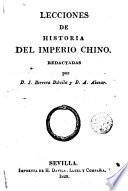 Lecciones de historia del Imperio Chino