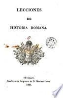 Lecciones de historia romana