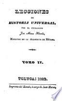Lecciones de Historia Universal
