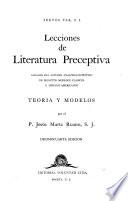 Lecciones de literatura preceptiva sacadas del estudio analítico-intuitivo de selectos modelos clásico e hispano-americanos