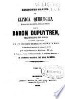 Lecciones orales de clínica quirúrgica dadas en el Hotel-Dieu de Paris
