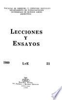 Lecciones y ensayos