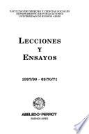 Lecciones y ensayos