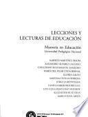 Lecciones y lecturas de educación