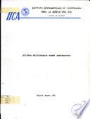 Lecturas Seleccionadas Sobre Agroindustria