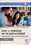 Leer y redactar en la universidad