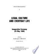 Legal Culture and Everyday Life