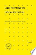 Legal Knowledge and Information Systems