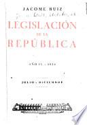 Legislación de la República