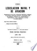 Legislación naval y de aviación