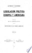 Legislación política europea y americana