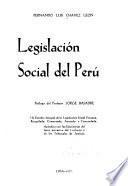Legislación social del Peru