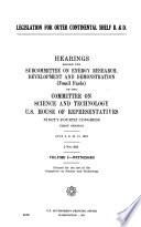 Legislation for Outer Continental Shelf R & D