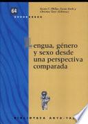 Lengua, género y sexo desde una perspectiva comparada
