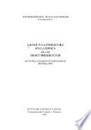 Lengua y literatura en la época de los descubrimientos