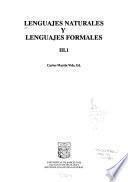 Lenguajes naturales y lenguajes formales