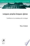 Lenguas propias, lenguas ajenas/ Own languages, foreign languages