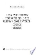 León en el último tercio del siglo XIX